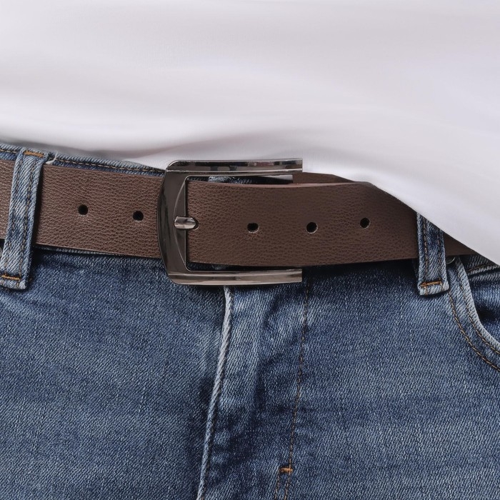 Пряжка для ремня, 6,3 × 5,5 см, 40 мм, цвет чёрный никель Пряжка для ремня, 6,3 × 5,5 см, 40 мм, цвет чёрный никель