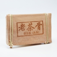 Китайский выдержанный черный чай "Шу Пуэр. Lao chagu ", 250 г, 2010 г, Юньнань, кирпич
