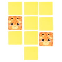 Мемо-игра: Присоски многоразовые для игры в ванной &laquo;Морские животные&raquo;, найди пару, 5 пар, 10 стикеров EVA, Крошка Я