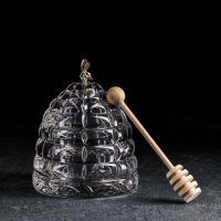 Ёмкость хрустальная для мёда &laquo;Улей с пчёлкой&raquo;, 200 мл, h=11.8 см