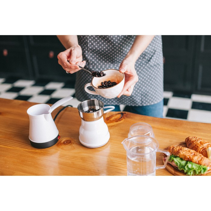 Кофемолка электрическая Luazon LMR-05, 160 Вт, 50 г, белая Кофемолка электрическая Luazon LMR-05, 160 Вт, 50 г, белая