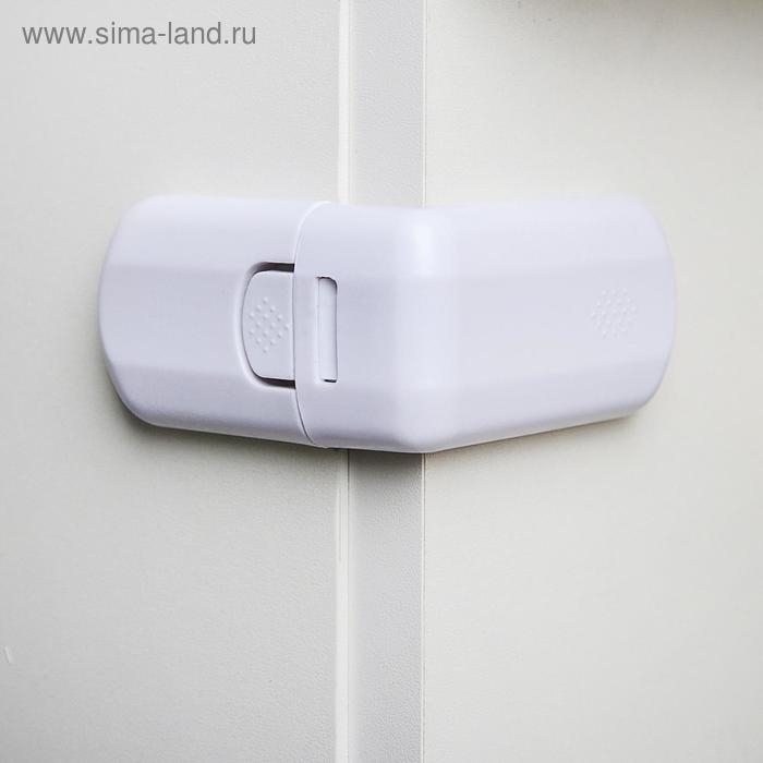 Блокиратор для выдвижных ящиков, цвет белый, пластик, Крошка Я