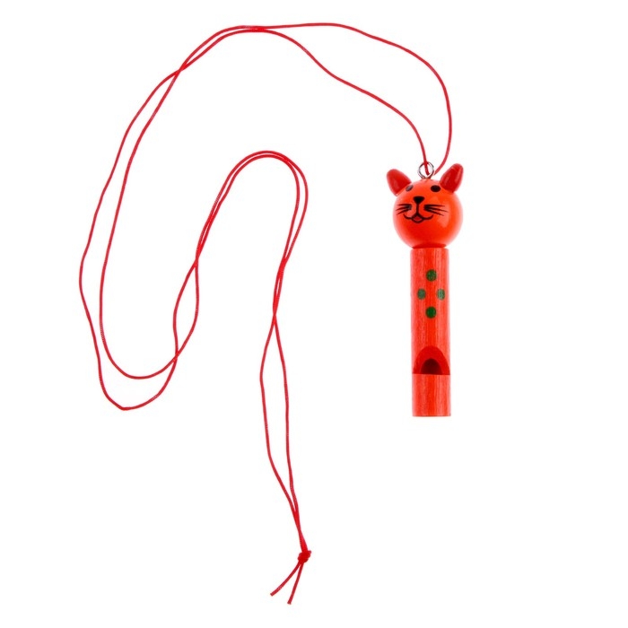 Детский свисток &laquo;Животные&raquo; на верёвочке, МИКС