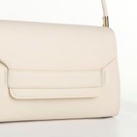 Сумка-мессенджер без застёжки, цвет бежевый