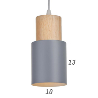 Светильник BayerLux 1665/1GY E27 40Вт серый 10х10х19,8 см