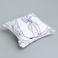 Хэллоуин. Наволочка под раскраску &laquo;Паутина&raquo;, 30 х 30 см