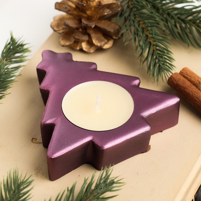 Подсвечник новогодний Подсвечник новогодний "Ёлочка", 2,5х9 см