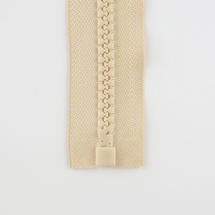 Молния &laquo;Трактор&raquo;, №8, разъёмная, замок автомат, 100 см, цвет слоновая кость