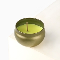 Новогодняя ароматическая свеча в банке &laquo;Новый год: Богатство&raquo;, аромат ваниль, 6 х 6 х 4 см.