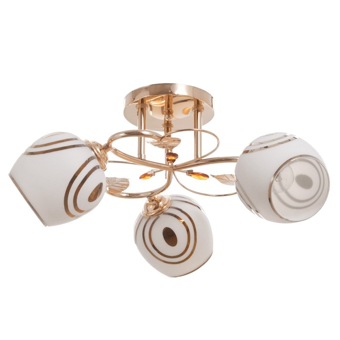 Люстра "Дорис" 3х40Вт Е27 Золото МОДЕЛЬ: 2679462