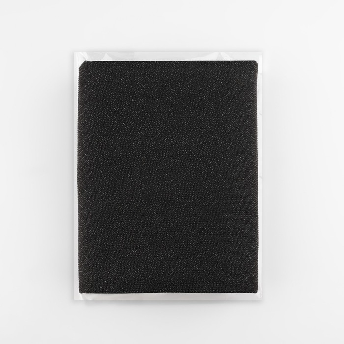 Дублерин эластичный тканый, точечный, 40 г/кв.м, 1,5 м &times; 1 м, цвет чёрный