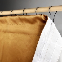 Крючок для штор, 6,8 &times; 3,8 &times; 0,2 см, 20 шт, цвет чёрный