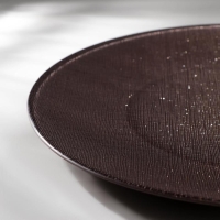 Тарелка подстановочная &laquo;Талисман&raquo;, d=32 см, цвет коричневый