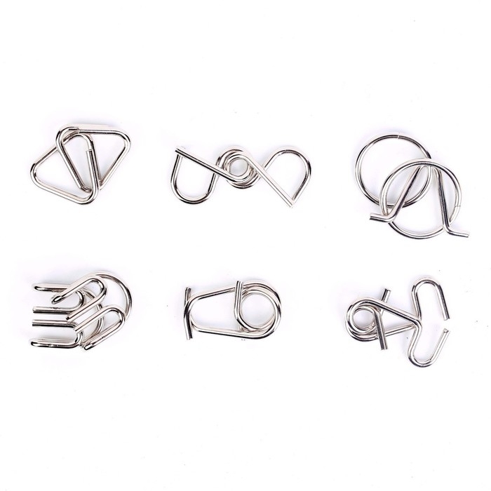 Головоломка металлическая &laquo;Загадки Древнего Рима&raquo;, набор 6 шт.