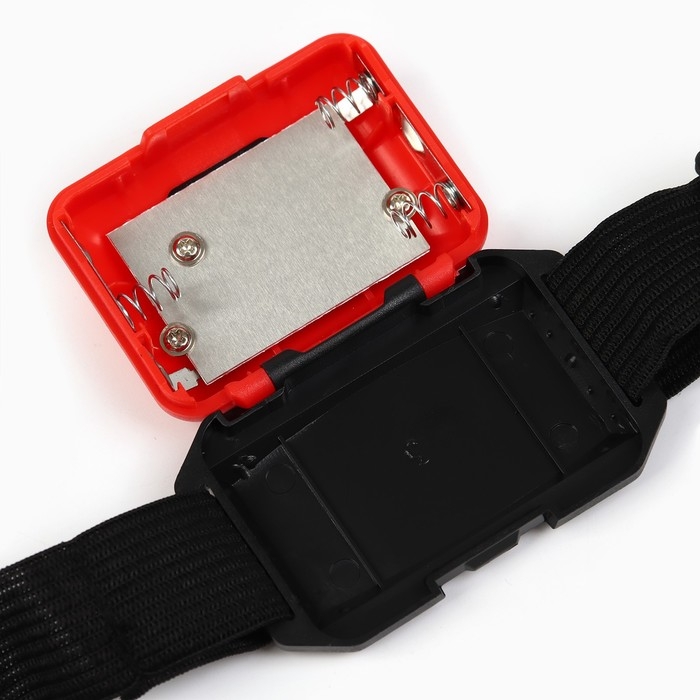 Фонарь налобный «Крутой рыбак», красный Фонарь налобный «Крутой рыбак», красный