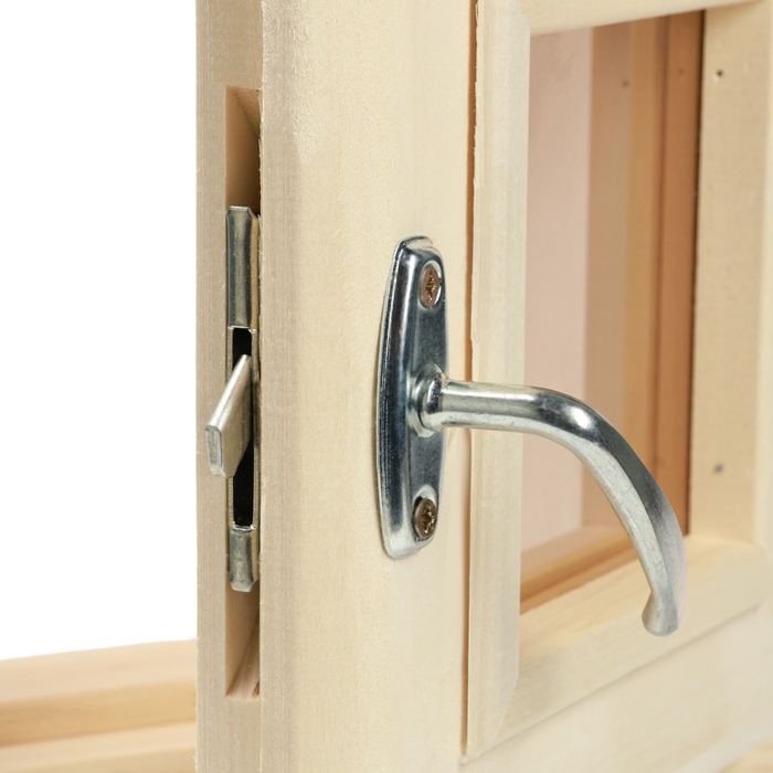 Окно, 30&times;30см, двойное стекло ЛИПА, бронза