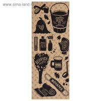 Полотенце "Для бани" 60х146 см, 100% хлопок 160 гр/м2 Полотенце "Для бани" 60х146 см, 100% хлопок 160 гр/м2