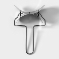 Ролик для вырезания кругов из теста Доляна, d=10,5, цвет серебристый Ролик для вырезания кругов из теста Доляна, d=10,5, цвет серебристый