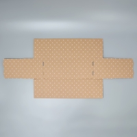 Коробка подарочная складная с PVC-окном, упаковка, &laquo;Горох &raquo;, 14 х 35 х 14 см