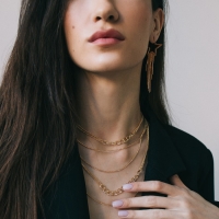 Серьги висячие &laquo;Дождь&raquo; звезда, цвет золото, 7 см