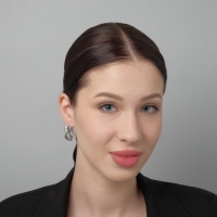 Серьги со стразами &laquo;Магия&raquo; бесконечность, цвет белый в серебре