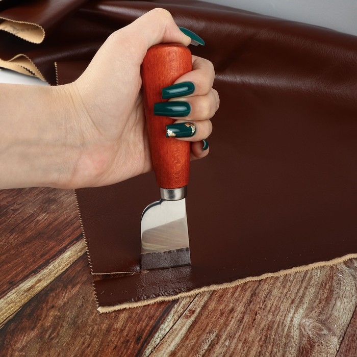 Шорный нож для работы с кожей, 16 &times; 3,7 см