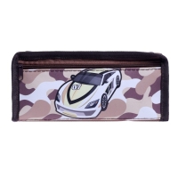 Пенал школьный на молнии "Машина", 2 отделения, МИКС