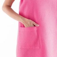 Полотенце банное Этель &laquo;Парео&raquo; с карманом 80*140 см. цв. ягодный, 100% хл, вафля 240 г/м2