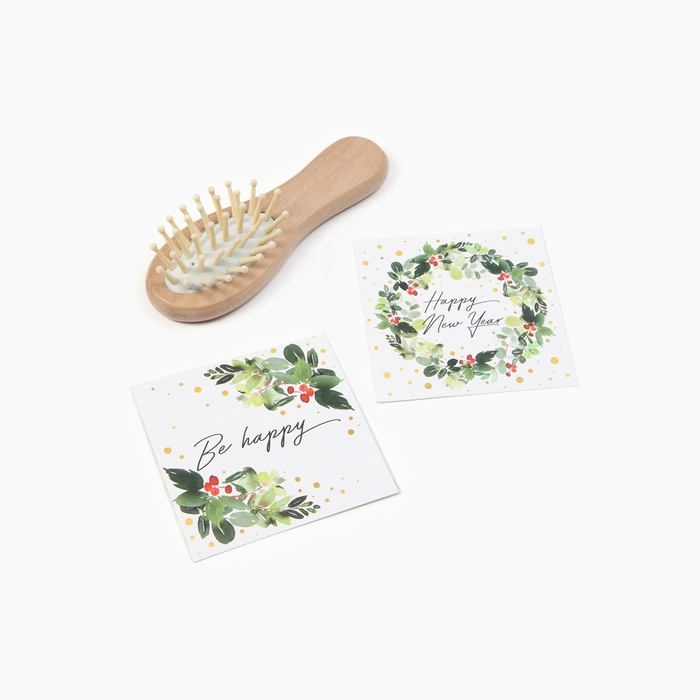 Набор подарочный Этель "Рождественский венок" полотенце 30х60см и аксс (4 предм)