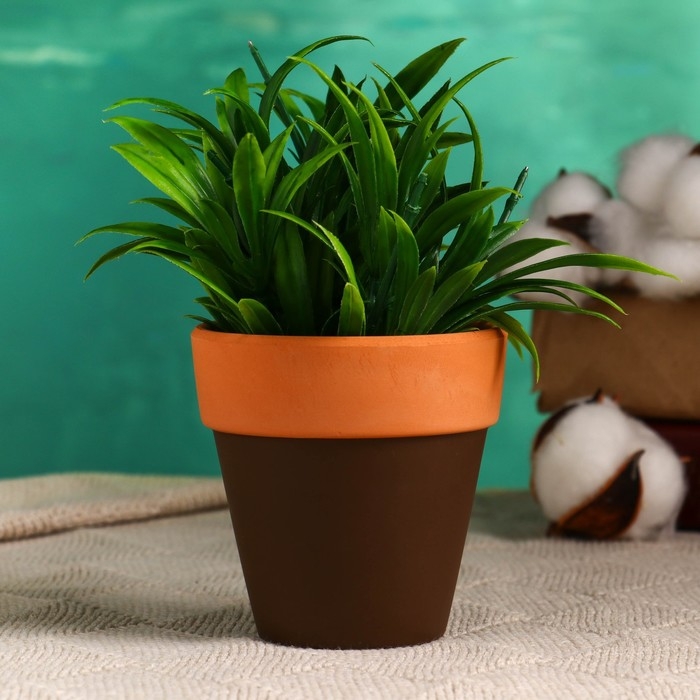 Горшок "Трапеция", 8х8х8см, терракот