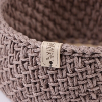 Корзинка "Малышка", 16 х 7,5 см, кофейный, хлопок Корзинка "Малышка", 16 х 7,5 см, кофейный, хлопок