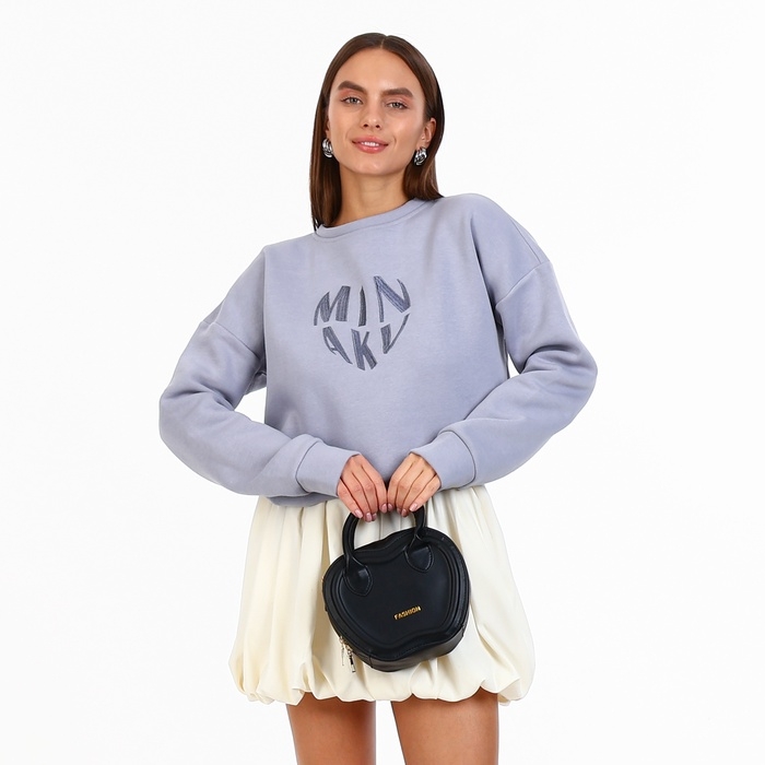 Сумка женская кросс-боди на молнии, цвет чёрный