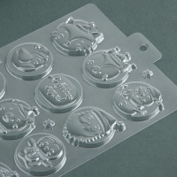 Новый год. Форма для шоколада Happy New Year, 21 х 14 см