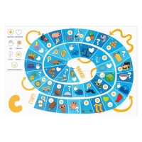 Нейрологопедическая игра-бродилка &laquo;Путешествие со звуком [С]&raquo;, игровое поле, карта с фишками, кубик, 4+