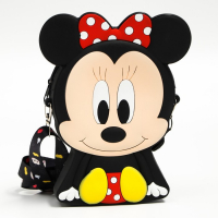 Сумка детская, 12х9х2 см,на молнии, черный, Минни Маус Сумка детская, 12х9х2 см,на молнии, черный, Минни Маус