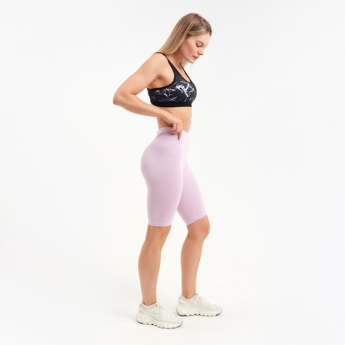 Велосипедки женские, цвет лиловый, размер 48 (L) Велосипедки женские, цвет лиловый, размер 48 (L)