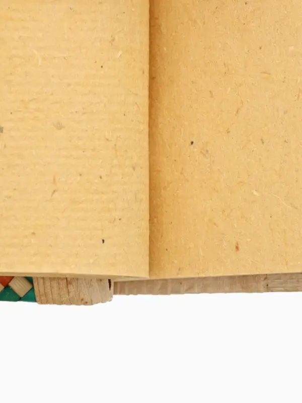 Блокнотик плетёный, 48 листов, 14&times;18&times;2 см, красно-синий-зелёный