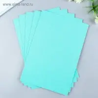 Фоамиран глиттерный Magic 4 Hobby 2 мм  цв. мятный, 20х30 см