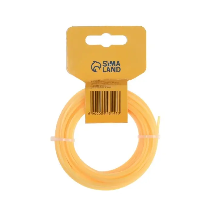 Леска для триммера ТУНДРА, сечение звезда, d=2 мм, 15 м, нейлон