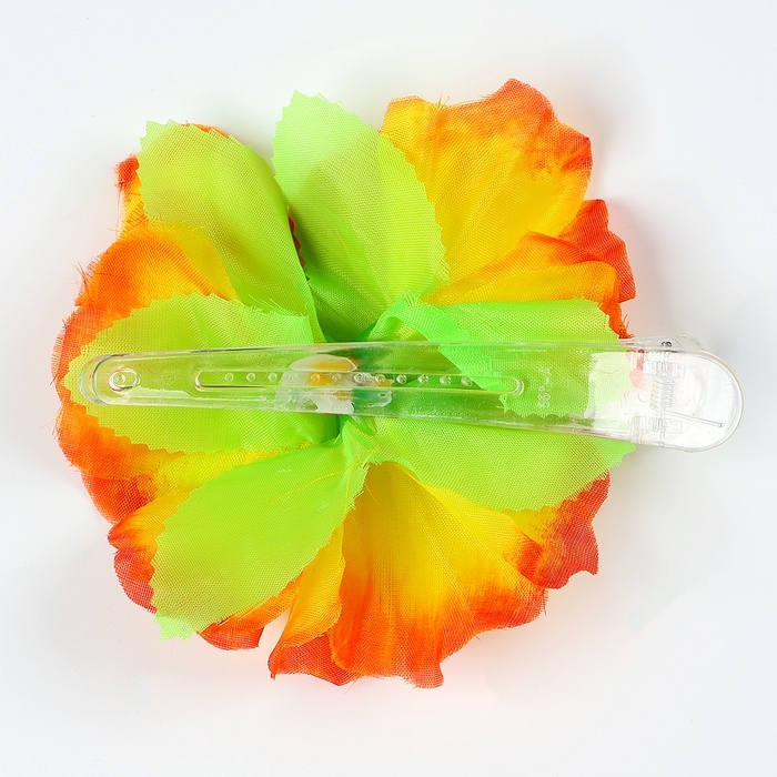 Гавайский набор зажим с жёлтым цветком, венок Гавайский набор зажим с жёлтым цветком, венок