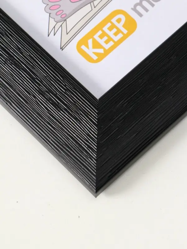 Фоторамка для фото 15х21 см "Luxe Elegance" пластик, чёрный, (пластик экран)