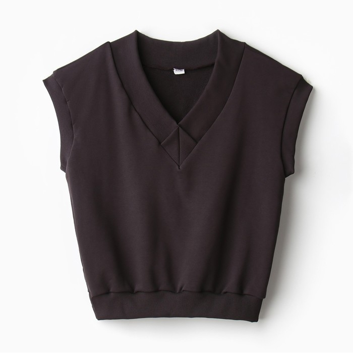 Жилет женский MINAKU:Casual Collection цвет шоколад, р-р 46-48