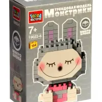 Конструктор 3D сборная фигурка монстрики