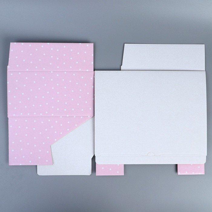 Коробка подарочная сборная, упаковка, &laquo;8 марта&raquo;, 30 х 23 х 12 см