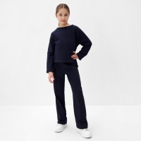 Брюки для девочки MINAKU, цвет темно-синий, рост 152 см Брюки для девочки MINAKU, цвет темно-синий, рост 152 см