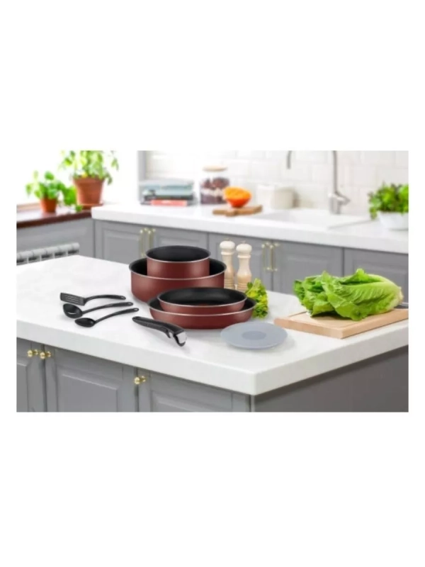 Набор посуды Ingenio Red 04186840, 9 предметов