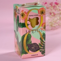 Подарочный набор &laquo;8 марта&raquo;: травяной чай и смородиной 43 г., крем-мед хлопковый 120 г.