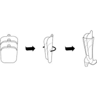Формодержатель для обуви 40&times;28&times;0,2, цвет чёрный