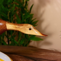 Сувенир "Утка на сёрфе" дерево 40 см