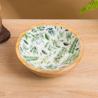 Миска "Оливковая ветвь" дерево манго 17,5х17,5х6,5 см